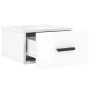 Glossy white wall bedside table 35x35x20 cm by vidaXL, Lockers and storage cabinets - Ref: Foro24-829840, Price: 24,99 €, Dis...