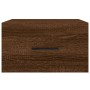 Brown oak wall bedside table 35x35x20 cm by vidaXL, Lockers and storage cabinets - Ref: Foro24-829866, Price: 28,99 €, Discou...