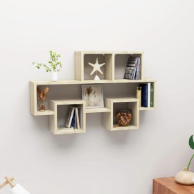 Car-shaped wall shelf engineered oak wood 82x15x51cm by vidaXL, Shelves and shelves - Ref: Foro24-807253, Price: 28,22 €, Dis...