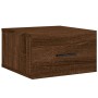 Wall bedside tables 2 pcs brown oak color 35x35x20 cm by vidaXL, Lockers and storage cabinets - Ref: Foro24-829867, Price: 42...