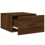 Wall bedside tables 2 pcs brown oak color 35x35x20 cm by vidaXL, Lockers and storage cabinets - Ref: Foro24-829867, Price: 42...