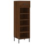 Brown oak engineered wood shoe rack 30x35x105 cm by vidaXL, Closets and storage - Ref: Foro24-829691, Price: 44,93 €, Discoun...