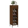 Brown oak engineered wood shoe rack 30x35x105 cm by vidaXL, Closets and storage - Ref: Foro24-829691, Price: 44,93 €, Discoun...