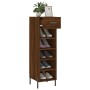 Brown oak engineered wood shoe rack 30x35x105 cm by vidaXL, Closets and storage - Ref: Foro24-829691, Price: 44,93 €, Discoun...