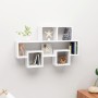 Wall shelf in the shape of a car, made of white engineered wood, 82x15x51 cm. by vidaXL, Shelves and shelves - Ref: Foro24-80...