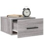 Wall bedside tables 2 pcs Sonoma gray color 35x35x20 cm by vidaXL, Lockers and storage cabinets - Ref: Foro24-829881, Price: ...