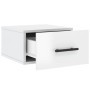 Wall bedside tables 2 pcs glossy white 35x35x20 cm by vidaXL, Lockers and storage cabinets - Ref: Foro24-829873, Price: 46,45...