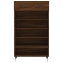 Brown oak engineered wood shoe rack 60x35x105 cm by vidaXL, Closets and storage - Ref: Foro24-829635, Price: 57,17 €, Discoun...