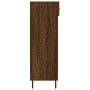 Brown oak engineered wood shoe rack 60x35x105 cm by vidaXL, Closets and storage - Ref: Foro24-829635, Price: 57,17 €, Discoun...