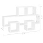 Wandregal in Autoform aus weißem Ingenieurholz 82x15x51 cm von vidaXL, Regale und Regale - Ref: Foro24-807250, Preis: 35,92 €...