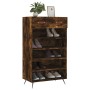 Engineered wood smoked oak shoemaker 60x35x105 cm by vidaXL, Closets and storage - Ref: Foro24-829585, Price: 71,40 €, Discou...