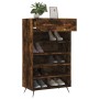 Engineered wood smoked oak shoemaker 60x35x105 cm by vidaXL, Closets and storage - Ref: Foro24-829585, Price: 71,40 €, Discou...