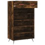 Engineered wood smoked oak shoemaker 60x35x105 cm by vidaXL, Closets and storage - Ref: Foro24-829585, Price: 71,40 €, Discou...