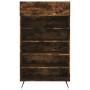 Engineered wood smoked oak shoemaker 60x35x105 cm by vidaXL, Closets and storage - Ref: Foro24-829585, Price: 71,40 €, Discou...