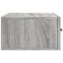 Sonoma gray wall bedside table 35x35x20 cm by vidaXL, Lockers and storage cabinets - Ref: Foro24-829848, Price: 23,99 €, Disc...