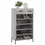 Zapatero madera de ingeniería gris Sonoma 60x35x105 cm de vidaXL, Armarios y almacenamiento - Ref: Foro24-829626, Precio: 58,...