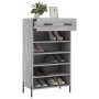 Zapatero madera de ingeniería gris Sonoma 60x35x105 cm de vidaXL, Armarios y almacenamiento - Ref: Foro24-829626, Precio: 58,...