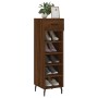 Brown oak engineered wood shoe rack 30x35x105 cm by vidaXL, Closets and storage - Ref: Foro24-829699, Price: 43,26 €, Discoun...