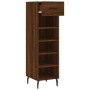 Brown oak engineered wood shoe rack 30x35x105 cm by vidaXL, Closets and storage - Ref: Foro24-829699, Price: 43,26 €, Discoun...