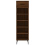 Brown oak engineered wood shoe rack 30x35x105 cm by vidaXL, Closets and storage - Ref: Foro24-829699, Price: 43,26 €, Discoun...