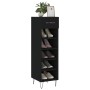 Engineered wood black shoerack 30x35x105 cm by vidaXL, Closets and storage - Ref: Foro24-829669, Price: 40,28 €, Discount: %