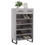 Sonoma gray engineered wood shoe rack 60x35x105 cm by vidaXL, Closets and storage - Ref: Foro24-829642, Price: 62,33 €, Disco...