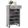 Sonoma gray engineered wood shoe rack 60x35x105 cm by vidaXL, Closets and storage - Ref: Foro24-829642, Price: 62,33 €, Disco...