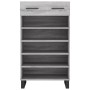 Sonoma gray engineered wood shoe rack 60x35x105 cm by vidaXL, Closets and storage - Ref: Foro24-829642, Price: 62,33 €, Disco...