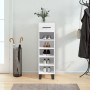 White engineered wood shoe rack 30x35x105 cm by vidaXL, Closets and storage - Ref: Foro24-829700, Price: 61,78 €, Discount: %