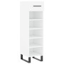 White engineered wood shoe rack 30x35x105 cm by vidaXL, Closets and storage - Ref: Foro24-829700, Price: 61,78 €, Discount: %