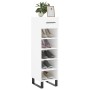 White engineered wood shoe rack 30x35x105 cm by vidaXL, Closets and storage - Ref: Foro24-829700, Price: 61,78 €, Discount: %