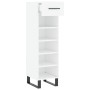 White engineered wood shoe rack 30x35x105 cm by vidaXL, Closets and storage - Ref: Foro24-829700, Price: 61,78 €, Discount: %