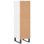 White engineered wood shoe rack 30x35x105 cm by vidaXL, Closets and storage - Ref: Foro24-829700, Price: 61,78 €, Discount: %