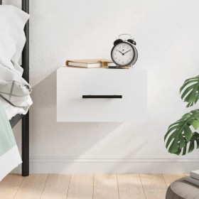 White wall-mounted bedside table 35x35x20 cm by vidaXL, Lockers and storage cabinets - Ref: Foro24-829868, Price: 29,99 €, Di...