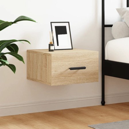 Sonoma oak wall bedside table 35x35x20 cm by vidaXL, Lockers and storage cabinets - Ref: Foro24-829842, Price: 28,24 €, Disco...