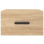 Sonoma oak wall bedside table 35x35x20 cm by vidaXL, Lockers and storage cabinets - Ref: Foro24-829842, Price: 28,24 €, Disco...