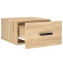 Sonoma oak wall bedside table 35x35x20 cm by vidaXL, Lockers and storage cabinets - Ref: Foro24-829842, Price: 28,24 €, Disco...