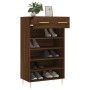 Zapatero Holzwerkstoff Eiche braun 60x35x105 cm von vidaXL, Schränke und Lagerung - Ref: Foro24-829603, Preis: 56,68 €, Rabat...