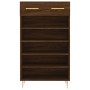 Engineered wood oak brown shoemaker 60x35x105 cm by vidaXL, Closets and storage - Ref: Foro24-829603, Price: 56,23 €, Discoun...