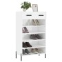 Shoe cabinet made of white glossy plywood, 60x35x105 cm by vidaXL, Closets and storage - Ref: Foro24-829622, Price: 69,88 €, ...