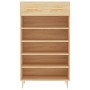 Zapatero madera de ingeniería roble Sonoma 60x35x105 cm de vidaXL, Armarios y almacenamiento - Ref: Foro24-829599, Precio: 77...