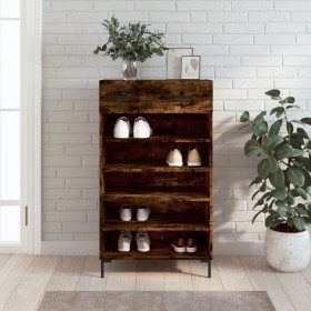 Engineered wood smoked oak shoemaker 60x35x105 cm by vidaXL, Closets and storage - Ref: Foro24-829617, Price: 55,35 €, Discou...