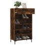 Engineered wood smoked oak shoemaker 60x35x105 cm by vidaXL, Closets and storage - Ref: Foro24-829617, Price: 55,35 €, Discou...