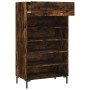 Engineered wood smoked oak shoemaker 60x35x105 cm by vidaXL, Closets and storage - Ref: Foro24-829617, Price: 55,35 €, Discou...