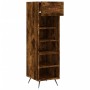 Smoked oak engineered wood shoe rack 30x35x105 cm by vidaXL, Closets and storage - Ref: Foro24-829649, Price: 43,94 €, Discou...