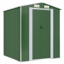 Cobertizo de jardín acero galvanizado verde 192x191x223 cm de vidaXL, Cobertizos - Ref: Foro24-3147427, Precio: 368,99 €, Des...