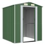 Garden shed made of green galvanized steel, 192x191x223 cm. by vidaXL, Sheds - Ref: Foro24-3147427, Price: 364,54 €, Discount: %