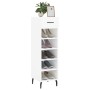 Glossy white plywood shoe cabinet 30x35x105 cm by vidaXL, Closets and storage - Ref: Foro24-829694, Price: 48,28 €, Discount: %