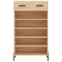 Zapatero madera de ingeniería roble Sonoma 60x35x105 cm de vidaXL, Armarios y almacenamiento - Ref: Foro24-829623, Precio: 59...