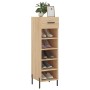 Zapatero madera de ingeniería roble Sonoma 30x35x105 cm de vidaXL, Armarios y almacenamiento - Ref: Foro24-829687, Precio: 43...